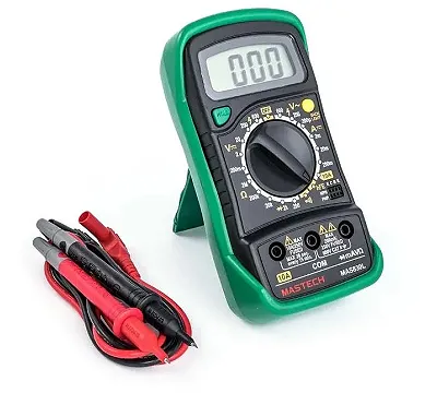 MASTECH Мультиметр цифровой, с термопарой, обрезиненный корпус MAS 830L