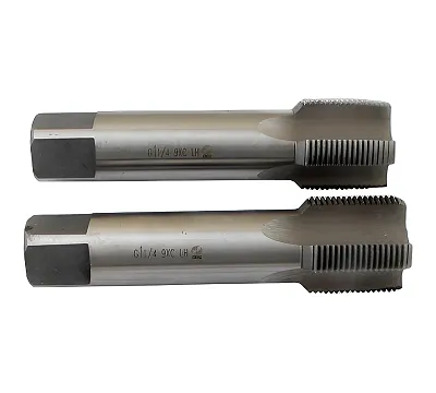 Метчик ручной G1 3/8" 9ХС 2 шт левый CNIC