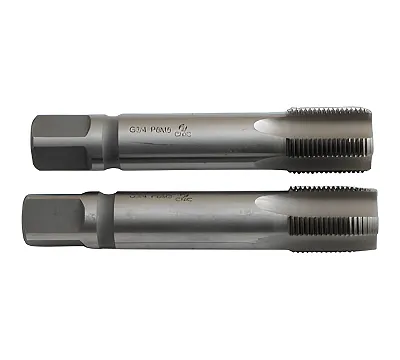 Метчик G 1/8" Р6АМ5 трубный цилиндрический, м/р. комплект из 2-х шт. (28 ниток/дюйм) ГОСТ 3266 CNIC