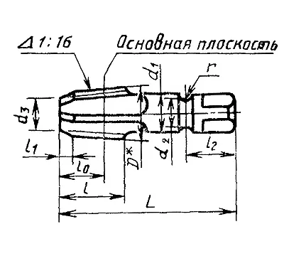 Метчик машинно-ручной К 1/4"(NPT) Р18 конический дюймовый м/р. (18 ниток/дюйм) CNIC