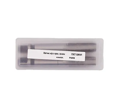 Метчик м/р М12х1,75 Р6М5(4341) ГОСТ 3266 к-т 2 шт. с прох. хв. ZENION