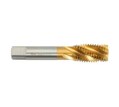 Метчик м/р М18х2,5 P6М5К5 TiN ГОСТ 17933, с винтовой канавкой, SDW TOOLS