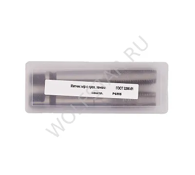 Метчик м/р М18х1,5 Р6М5(4341) ГОСТ 3266 к-т 2 шт. с прох. хв. ZENION
