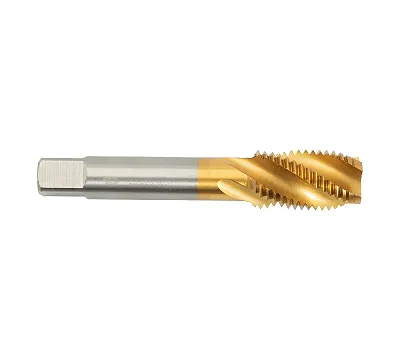 Метчик м/р М22х2,5 P6М5 TiN ГОСТ 17933, с винтовой канавкой, SDW TOOLS
