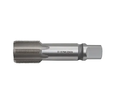Метчик трубный м/р G1 1/8 Р6М5(4341) ГОСТ 3266 для скв. с прох. хв. ZENION