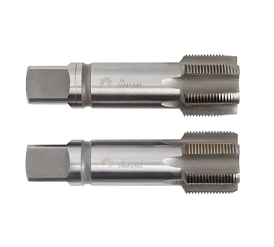 Метчик трубный м/р G1 3/8" к-т 2шт. P6М5/М2 ГОСТ 3266-81 WOLFSTAR