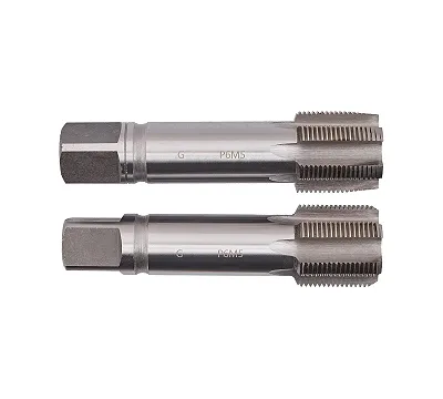 Метчик трубный м/р G1 3/8 Р6М5(4341) ГОСТ 3266 к-т 2 шт. с прох. хв. ZENION