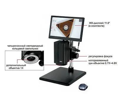 Микроскоп с моторизованным зумом (базовая серия) INSIZE 5325-VM100