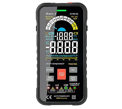 Мультиметр цифровой, интеллектуальный ICARTOOL IC-M116
