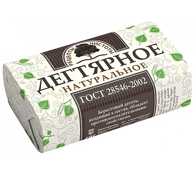 Мыло дегтярное, 90 г, НМЖК