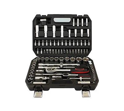 Набор 94 предмета JS-B5094M (торцевые головки 1/4"-1/2", вставки) CrV в кейсе CNIC