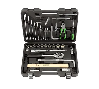 Набор 39 предметов (головки 1/2", ключи, отвертки) CrV кейс (51039) DR ТЕХНИК
