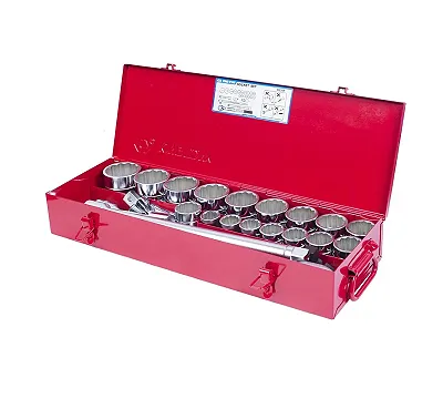 Набор головок торцевых 3/4", двенадцатигранные, 7/8"-2", 23 предмета KING TONY