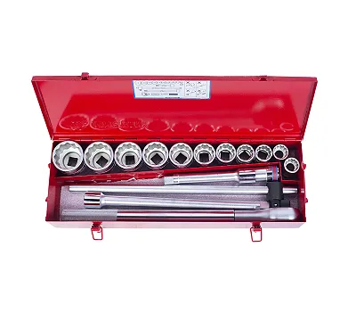 Набор головок торцевых 3/4", двенадцатигранные, 7/8"-2", 16 предметов KING TONY 6016SR