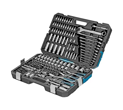 Набор инструментов, 1/2", 3/8", 1/4", CrV, 120 зубьев, 216 предметов Gross