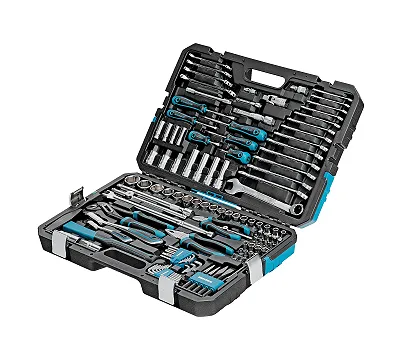 Набор инструментов, 1/4", 1/2", CrV, 120 зубьев, 115 предметов Gross