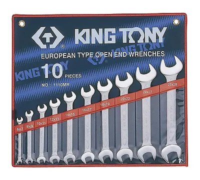 Набор ключей 6-28 мм, 10 предметов KING TONY 1110MR
