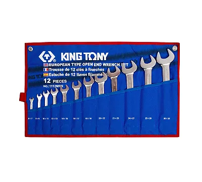Набор ключей 6-32 мм, 12 предметов KING TONY 1112MRN