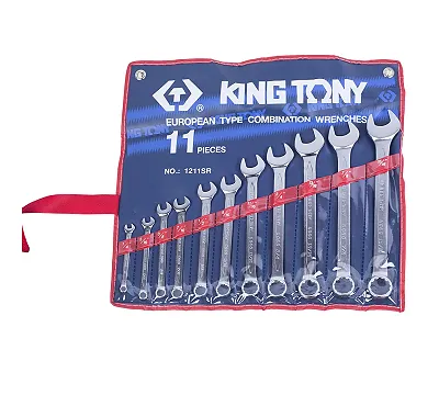 Набор ключей гаечных комбинированных 1/4"-15/16", 11 шт KING TONY