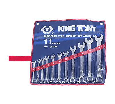 Набор ключей гаечных комбинированных 8-24 мм, 11 шт KING TONY 1211MR
