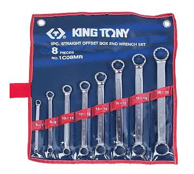 Набор ключей накидных KING TONY DIN 837