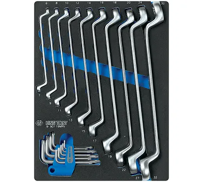 Набор ключей накидных и TORX L-образных KING TONY DIN 838