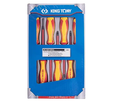 Набор отверток, диэлектрические, 7 предметов KING TONY 30607MR02