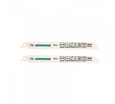 Набор пилок для сабельной пилы S1122EF, 2 предмета GROSS 782103