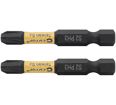 Набор торсионных бит, 2 шт., CUTOP Profi Plus, PH3, 50 мм