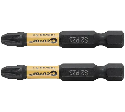 Набор торсионных бит, 2 шт., CUTOP Profi Plus, PZ3, 50 мм