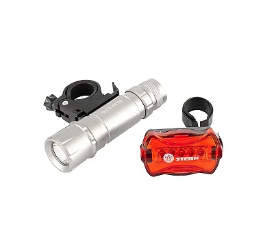 Набор велосипедный: передний 1 Вт Led, 160Lm, задний 5 reD Led Stern