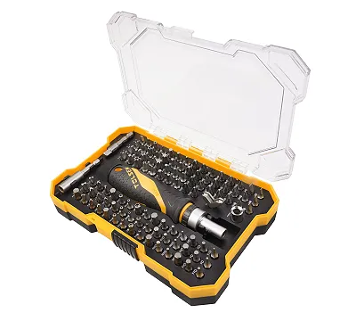 Набор вставок (бит) 1/4", PH, PZ, Hex, Torx, Slotted, 105 предметов TOLSEN TT20188