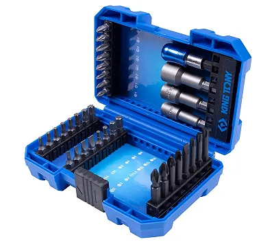 Набор вставок (бит) 1/4", PH, PZ, Hex, Torx, Slotted, 36 предметов KING TONY 1036MR