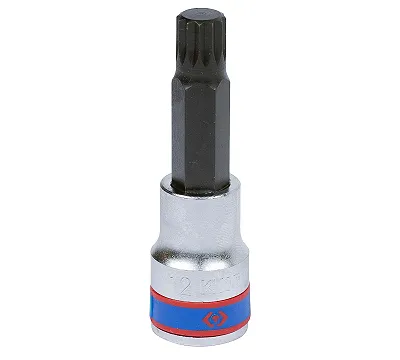 Насадка (бита) торцевая 1/2", SPLINE,M12,403612 KING TONY