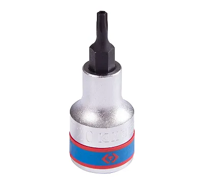 Насадка (бита) торцевая 1/2", Torx, T20, L = 60 мм, с отверстием KING TONY 402720