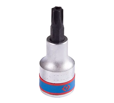 Насадка (бита) торцевая 1/2", Torx, T45, L = 60 мм, с отверстием KING TONY 402745