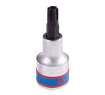 Насадка (бита) торцевая 1/2", Torx, T45, L = 60 мм, с отверстием KING TONY 402745