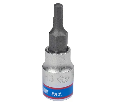 Насадка (бита) торцевая 1/4", HEX, 3 мм, 203503 KING TONY