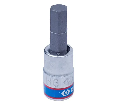 Насадка (бита) торцевая 1/4", HEX, 6 мм, 203506 KING TONY