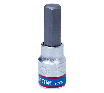 Насадка (бита) торцевая 1/4", HEX, 7 мм, 203507 KING TONY