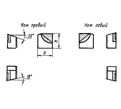 Нож 2026 ГОСТ 14700-69
