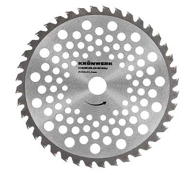 Нож для триммера 230х25,4, 40 зубьев Kronwerk