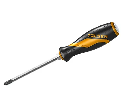 Отвертка крестовая "GRIPro", Phillips, PH2, 150 мм, силовая TOLSEN TT20125