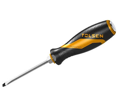 Отвертка шлицевая "GRIPro", Slotted 5,5 мм, 75 мм, силовая TOLSEN TT20111