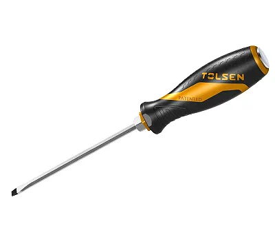 Отвертка шлицевая "GRIPro", Slotted 6,5 мм, 150 мм, силовая TOLSEN TT20115