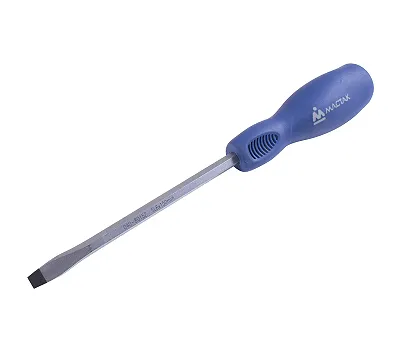 Отвертка шлицевая Slotted 8.0 x150 мм, силовая, держатель МАСТАК 040-80152H