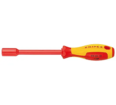 Отвертка торцевая 7,0 мм, 125 мм, диэлектрическая KNIPEX KN-980307