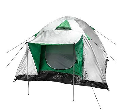 Палатка двухслойная трехместная 210 x 210 x 130 см, Camping Palisad