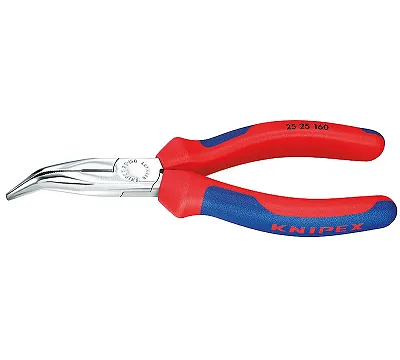 Пассатижи тонконосые 160 мм, загнутые KNIPEX KN-2525160