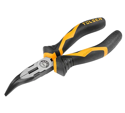 Пассатижи тонконосые "GRIPro", 160 мм, загнутые TOLSEN TT10023